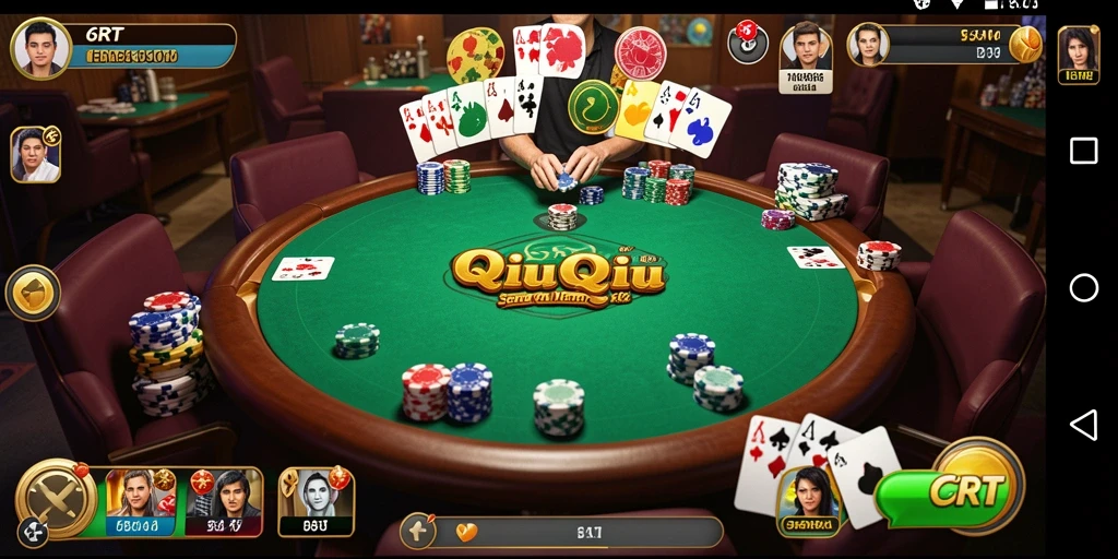 Tampilan seru gameplay QiuQiu di 6RT.