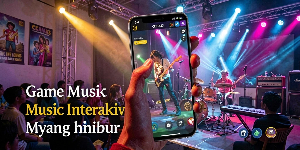 Tampilan gameplay CERIA33 yang penuh warna dan interaktif.