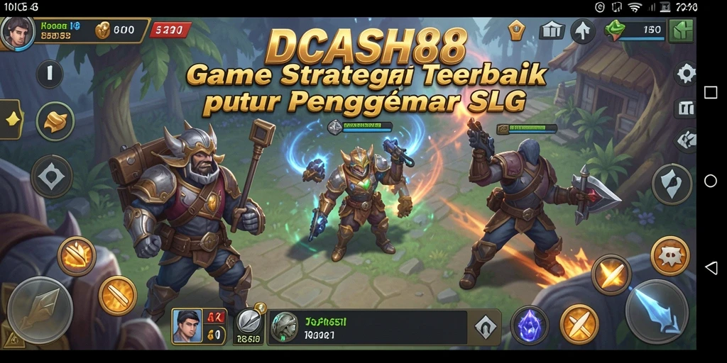 Screenshot gameplay IDCASH88 menunjukkan aksi pertempuran strategis yang mendebarkan.
