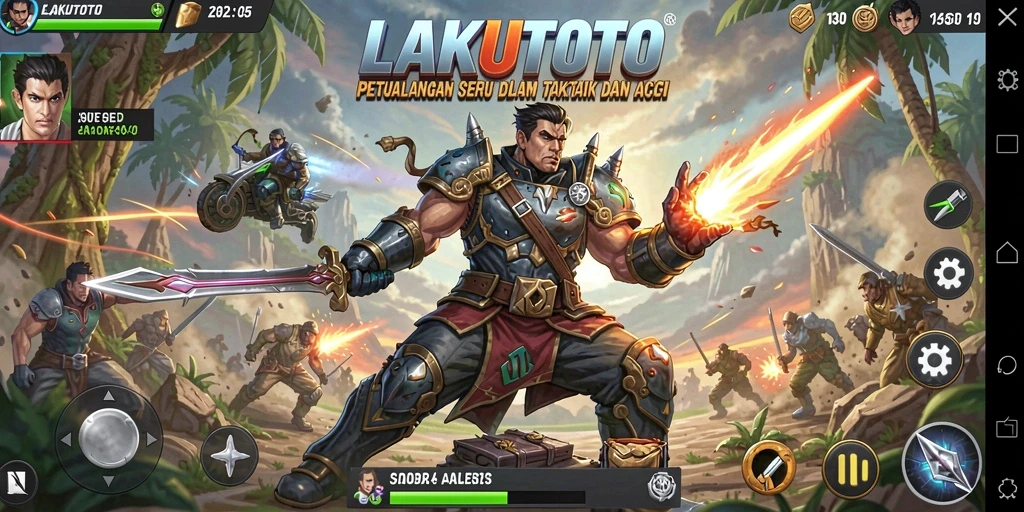 Gameplay seru di LAKUTOTO yang memikat pemain dalam pertempuran epik.