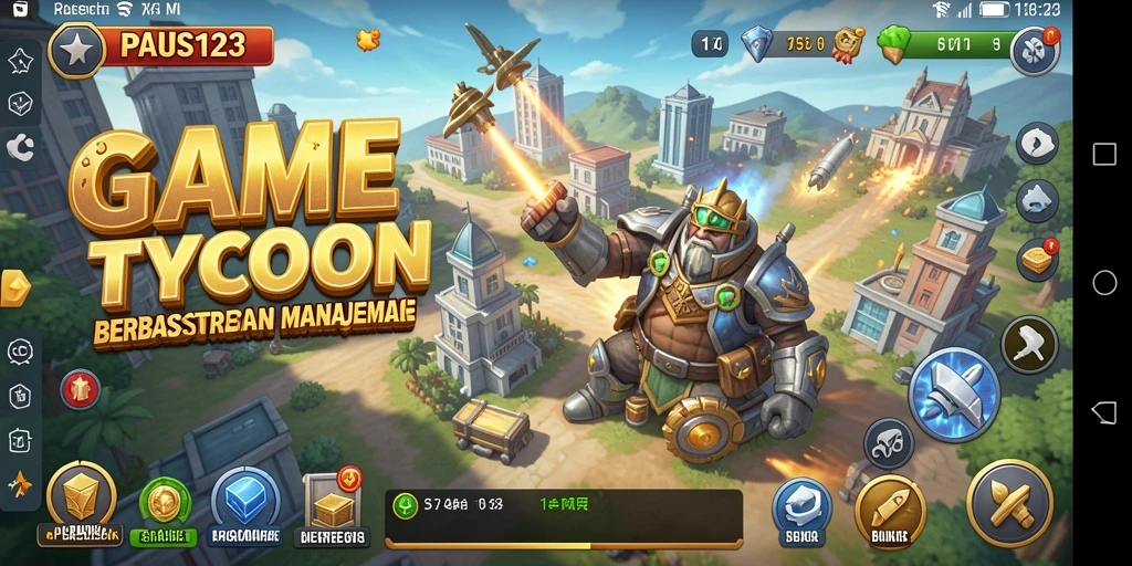 Tampilan gameplay PAUS123 yang menarik dan menantang.