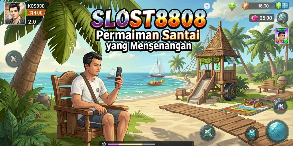 Tampilan menarik dari gameplay SLOST8808 yang seru dan menghibur.