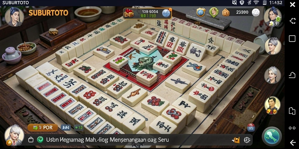 Gameplay Mahjong seru dengan grafik menarik di SUBURTOTO.