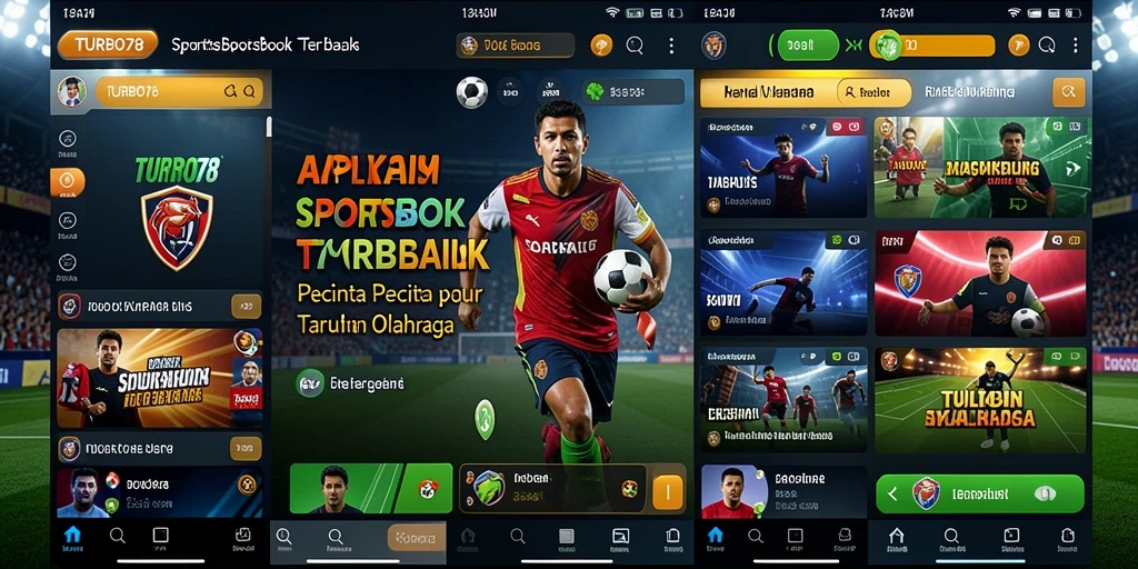 Tampilan gameplay TURBO78 dengan berbagai opsi taruhan olahraga.